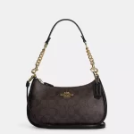 coach teri shoulder bag in signature canvas ( eta 30 march )