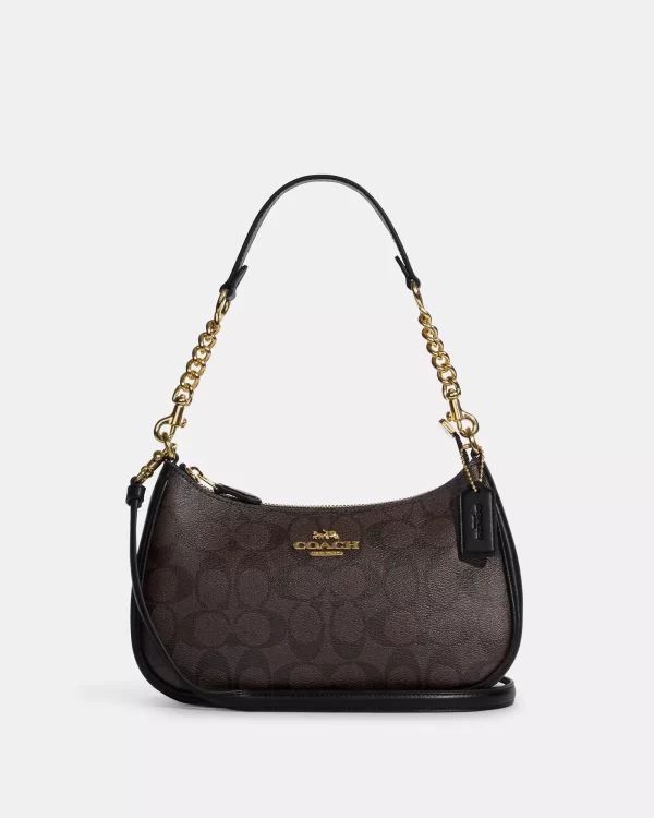 coach teri shoulder bag in signature canvas ( eta 30 march )