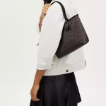 coach mini city tote in signature canvas