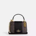 coach lysa top handle in signature canvas