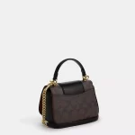 coach lysa top handle in signature canvas