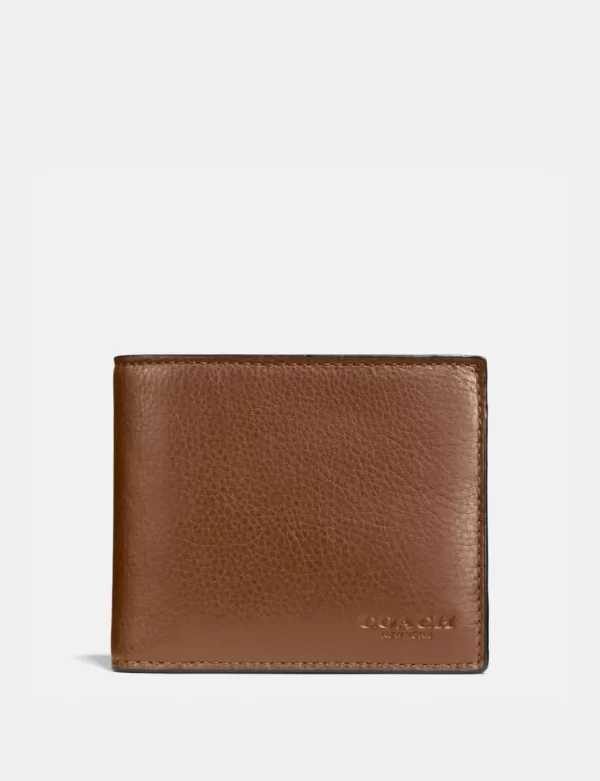 coach compact id wallet