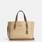 coach mollie tote 25 in signature canvas