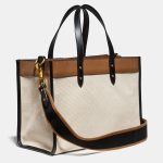 coach field tote 30 with coach badge