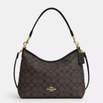 coach laurel shoulder bag in signature canvas