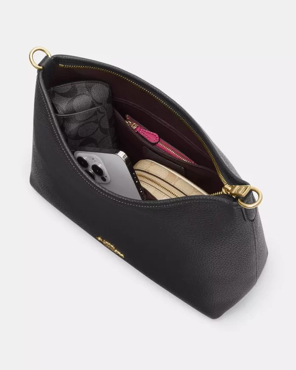 coach laurel shoulder bag in signature canvas