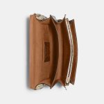 coach klare crossbody in signature canvas with rivets