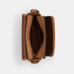 coach sullivan flap crossbody in colorblock signature canvas