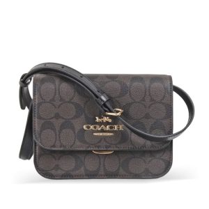 coach mini brynn in signature canvas