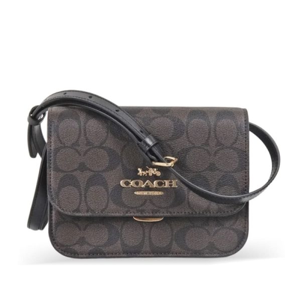 coach mini brynn in signature canvas