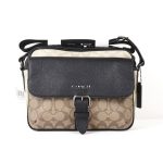 coach hudson crossbody colorblock in signature canvas