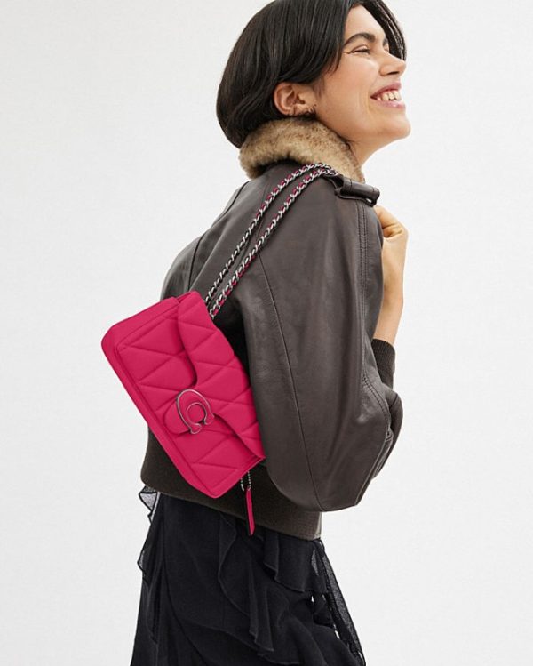 coach tabby shoulder bag 20 with quilting