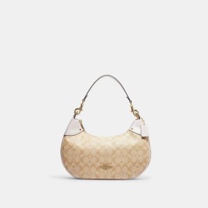 coach mara hobo in signature canvas