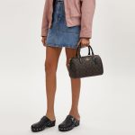 coach rowan in signature canvas