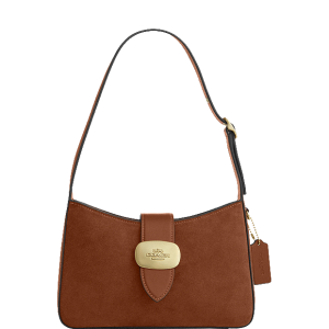 coach eliza shoulder bag ( suede )