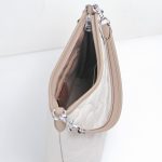 coach laurel shoulder bag in signature embossed