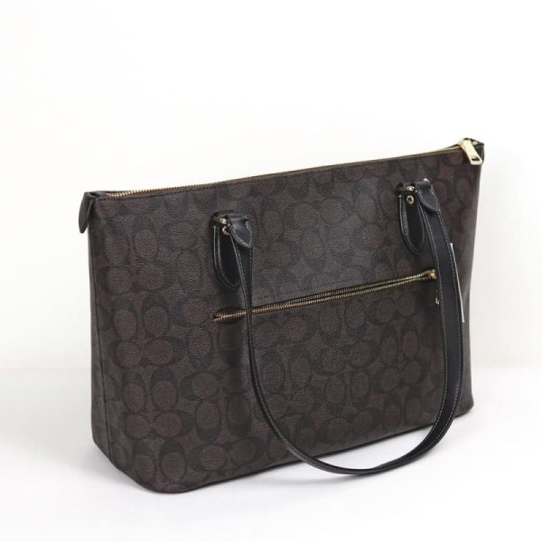 coach gallery tote in signature canvas