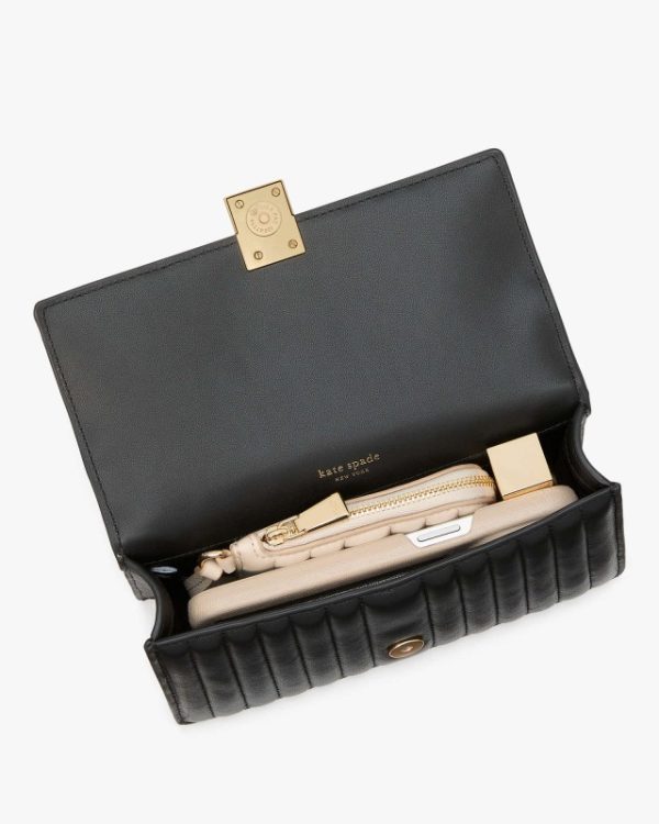 kate spade deco quilted mini flap chain crossbody