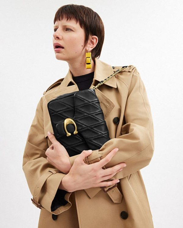 coach times square tabby shoulder bag with quilting