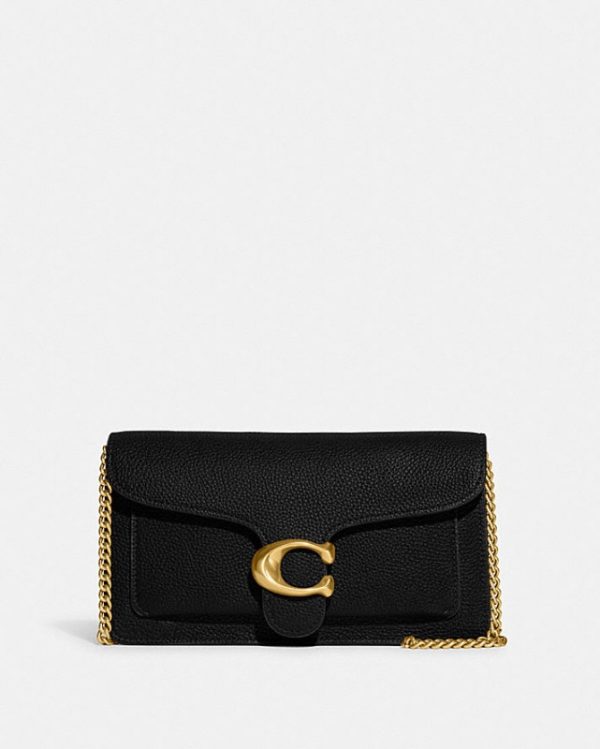 coach tabby chain clutch