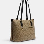 coach gallery tote in signature canvas