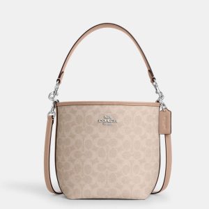 coach city bucket in signature canvas