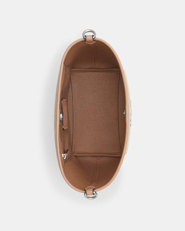 coach city bucket in signature canvas