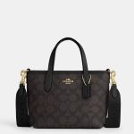 coach city mini tote bag in signature canvas