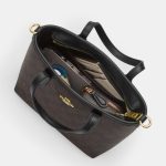 coach city mini tote bag in signature canvas