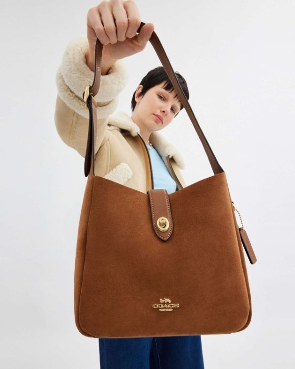 coach hadley convertible crossbody bag in suede