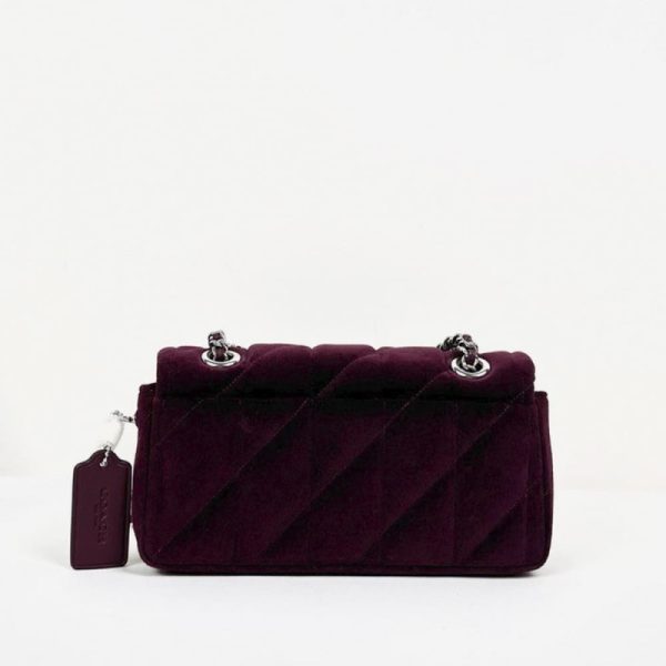 coach tabby shoulder bag 20 with quilting velvet