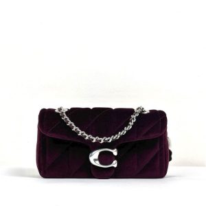 coach tabby shoulder bag 20 with quilting velvet