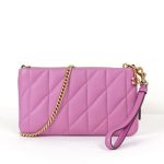 coach pouch bag with quilting