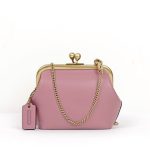 coach kisslock coin purse