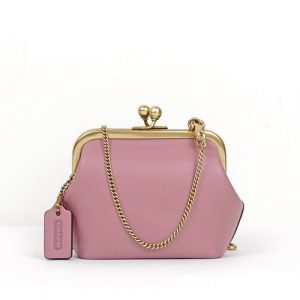 coach kisslock coin purse