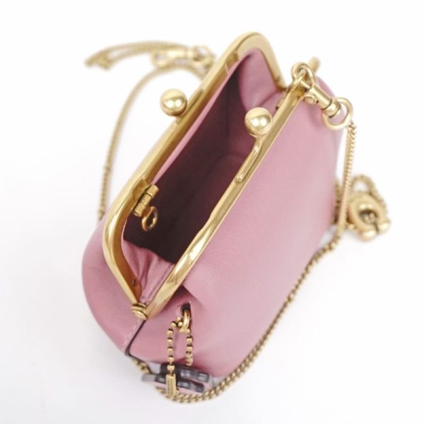 coach kisslock coin purse