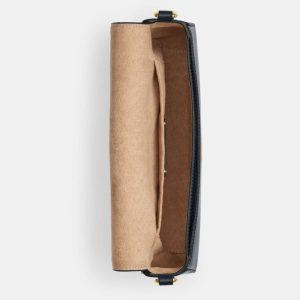 coach andrea shoulder bag in siganture jacquard