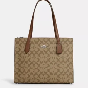 coach nina tote in signature canvas