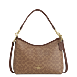 coach laurel shoulder bag in signature canvas