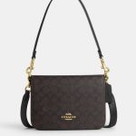 coach quinn bag in signature canvas