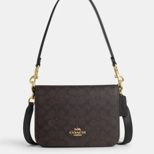 coach quinn bag in signature canvas