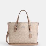 coach mollie tote 25 in signature canvas