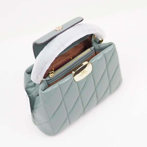coach mini eliza top handle