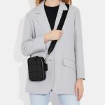 coach stanton crossbody in signature jacquard