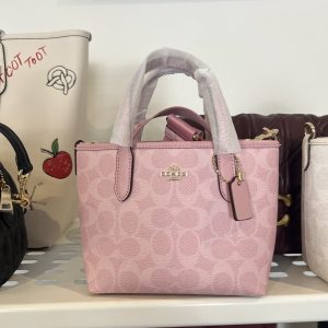 coach city mini tote in signature canvas