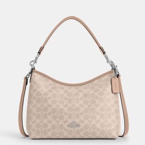 coach laurel shoulder bag in signature canvas