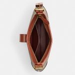 coach hamptons hobo in signature canvas