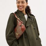 coach hamptons hobo in signature canvas