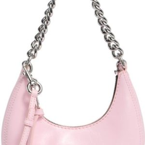 marc jacobs mini crescent crinkle leather crossbody bag