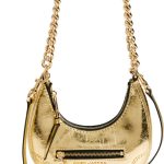 marc jacobs mini crescent metallic crossbody bag
